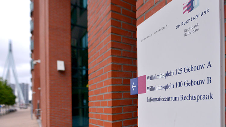 Rechtbank Rotterdam bord