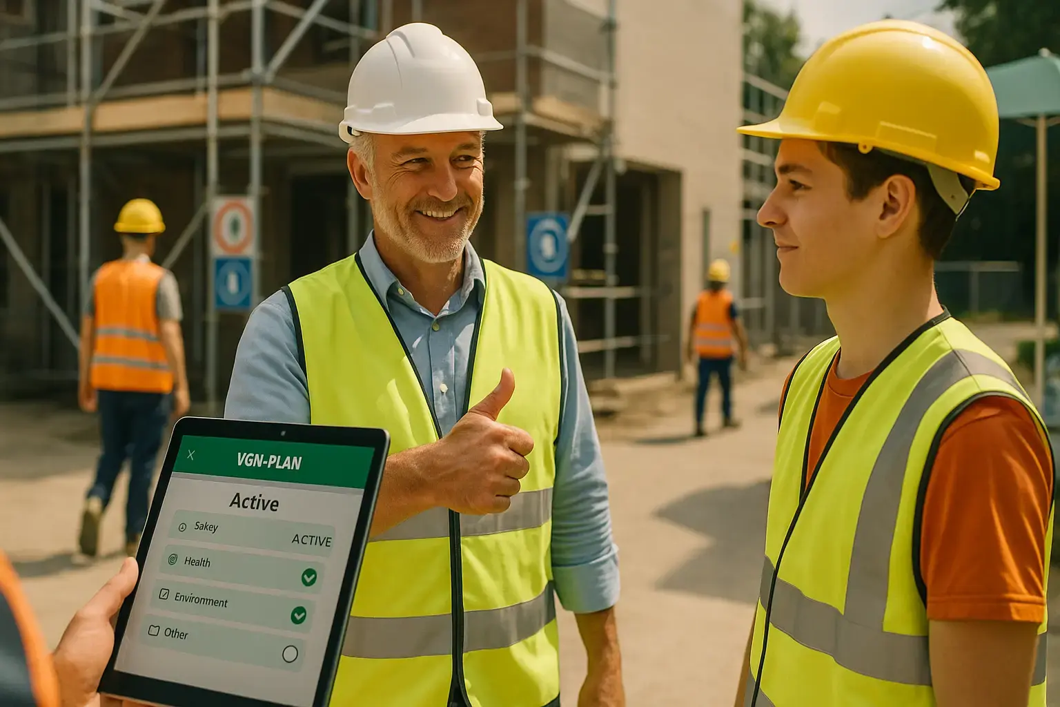 VGM plan veiligheid en gezondheid op de bouwplaats geborgd